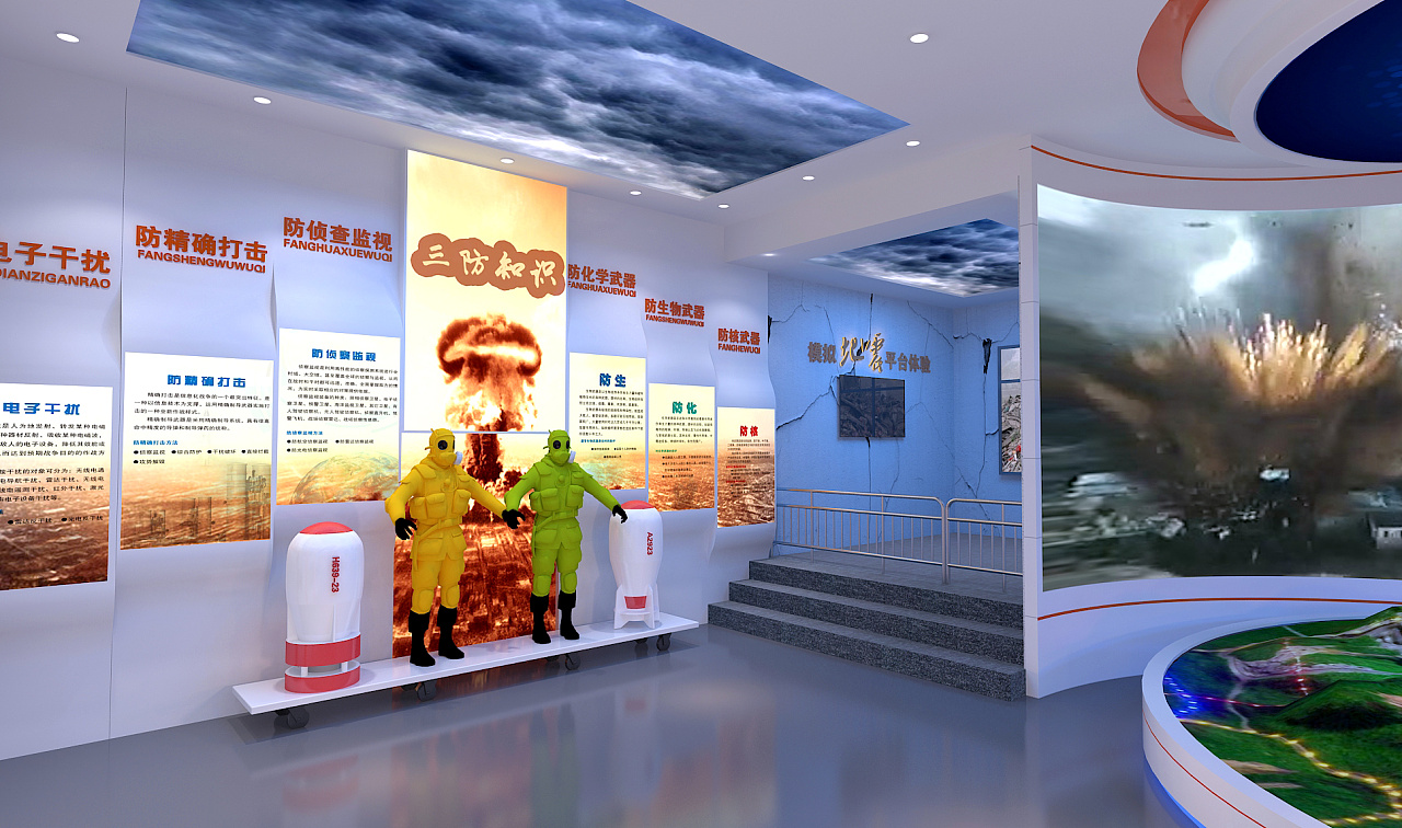 民防三防知識宣傳展板